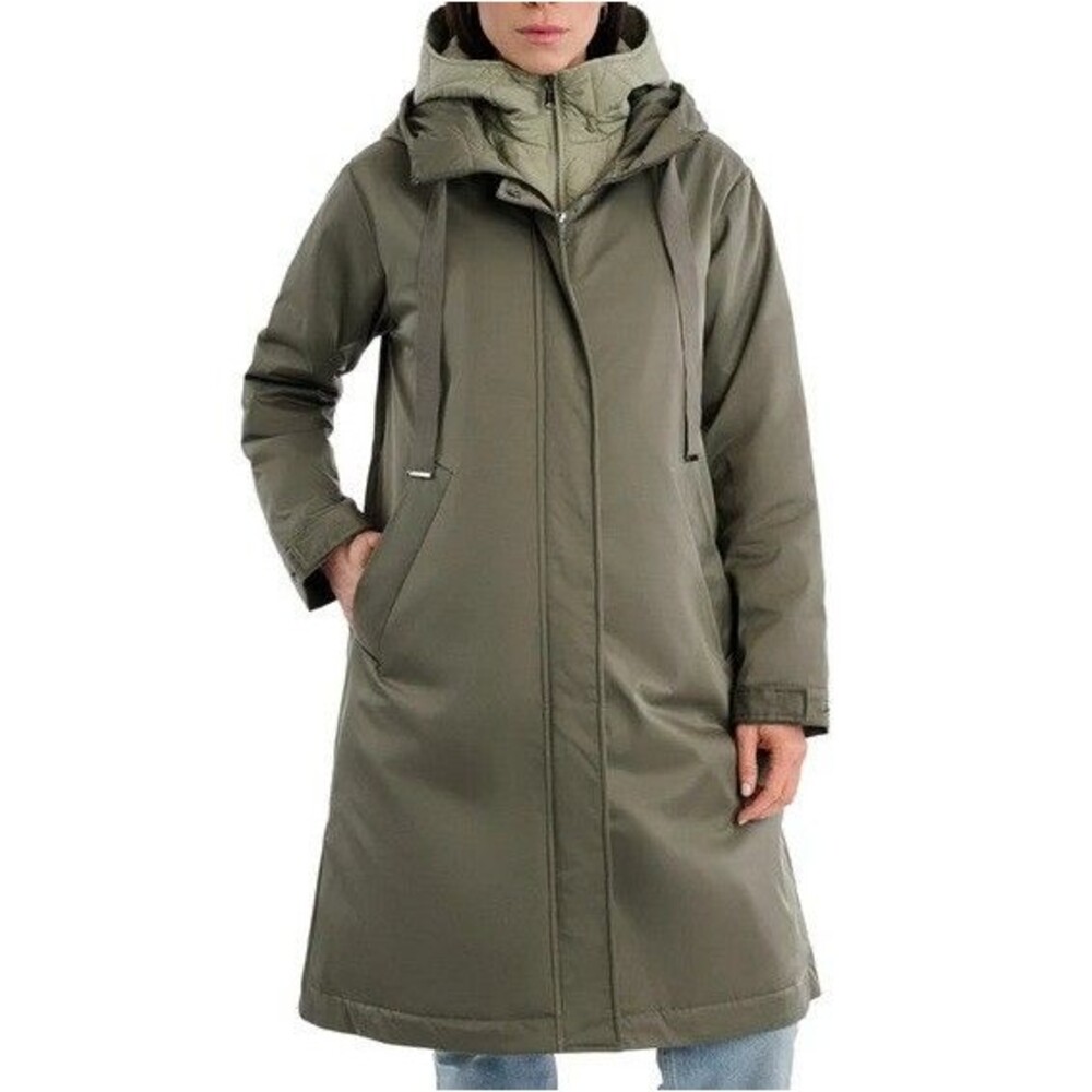 Bernardo Women's XS Green Jacket with Bib NWT